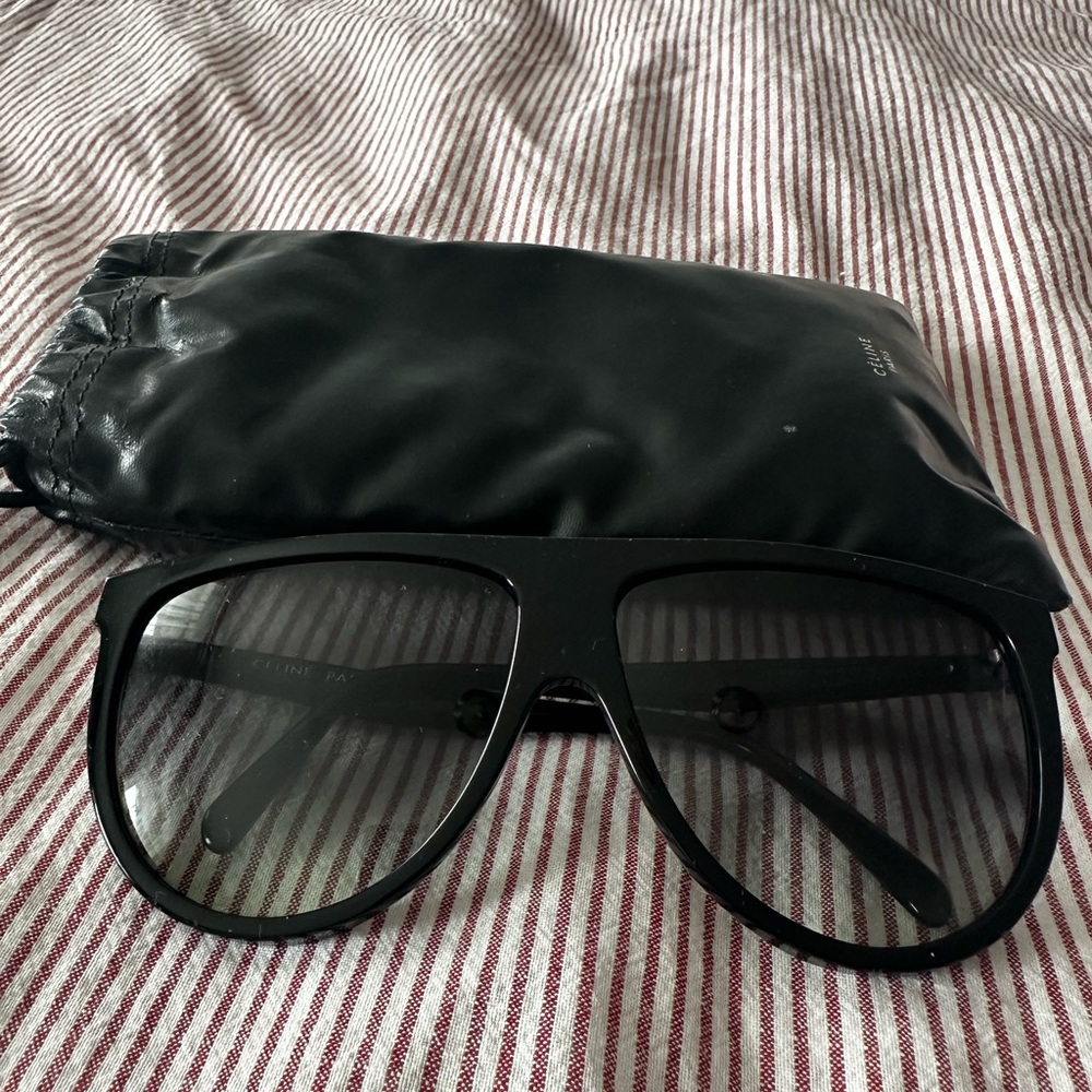 Celine Black Sunglasses with Case - Picture 2 of 4